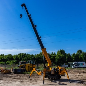 Bestselling Products 2025 New Crawler Mini Spider Crane Full Automatic 5-section 3t-12t Capacities <b>25m</b> Lifting Height 0-360 - Product Image 4