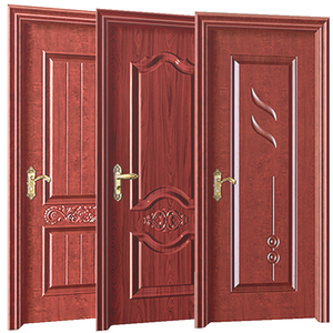 TECHTOP Taille Personnalisable <span class=keywords><strong>Porte</strong></span> Intérieure Classique Couleur Noyer WPC PVC Laminé Noyau HDF Kit <span class=keywords><strong>de</strong></span> <span class=keywords><strong>Porte</strong></span> Facile à Installer <span class=keywords><strong>pour</strong></span> la <span class=keywords><strong>Maison</strong></span> - Product Image 1