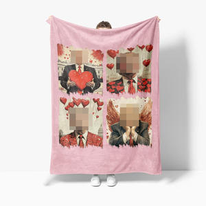 Best-Selling Donald Print Patriotic Blanket for Valentine's Day Cross-Border Home Decor <b>Gift</b> for <b>Friends</b> Republican Party - Product Image 6