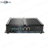 Mini Ordenador Industrial Sin Ventilador EGLOBAL, Intel Core I7-1255U, 2DDR4, SSD M.2, Win10 Nuc, 4*HD2.0, 6*COM, WiFi, LAN 2.5G, Linux, Mini PC