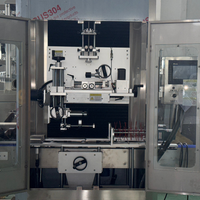 Machine d'étiquetage automatique de manchons rétractables en PVC, machine d'étiquetage de manchons rétractables linéaires à haute efficacité pour ligne de bouteilles de boisson