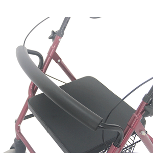 Deambulatore Rollator 3 in 1 e Sedia da Trasporto Pieghevole, Ausilio per la Mobilità con Ruote e Sedile - Product Image 6