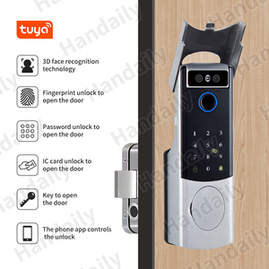 <span class=keywords><strong>Serrure</strong></span> étanche HanDaily pour portail extérieur, <span class=keywords><strong>serrure</strong></span> de porte <span class=keywords><strong>à</strong></span> reconnaissance faciale Wifi, <span class=keywords><strong>serrure</strong></span> numérique <span class=keywords><strong>à</strong></span> empreinte digitale, mot de passe, application, carte RFID - Product Image 2