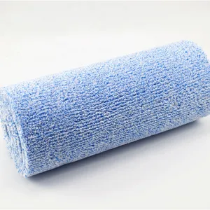 2024 nouveau tissu de rouleau de peinture acrylique bleu pour brosse de rouleau de peinture