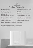 Purificateur d'air de bureau intelligent à écran tactile et humidificateur ultrasonique, vente en gros, produit phare