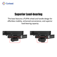 Canbest Gob P1.2 P1.5 P1.8 P2.5 pieghevole Led Poster Totem Display interno Led Banner senza soluzione di continuità schermi Video da parete