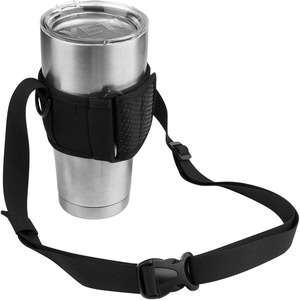 Bolsa de neopreno personalizada de fábrica, soporte para botella de agua, bolsa de mano con correa para el hombro - Product Image 2