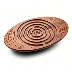 Tabla de Equilibrio Interior con Laberinto, Tabla Inclinada Portátil para el Hogar con Juego de Laberinto para Entrenamiento de Equilibrio - Product Image 1