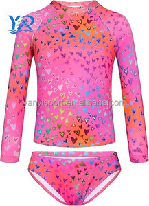 Yanyi 2025, traje de baño de verano para niñas, nueva falda bóxer de manga larga, pantalones cortos de Bikini para deportes de playa - Product Image 6