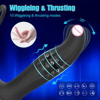Masseur de prostate Sparta 10 fréquences, vibration onduleuse et compressive, télécommande sans fil, chargement magnétique USB, étanche