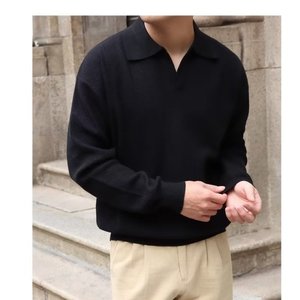 Cuello de camisa de <span class=keywords><strong>color</strong></span> sólido para hombre, manga larga, ropa exterior líder, abrigo de otoño, tejido de dos piezas a la moda - Product Image 6