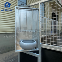 Classique Pas Cher Personnalisé Facile à Nettoyer HDPE Remplissage Portable Horse Stables Panneaux Horse Stall à Vendre