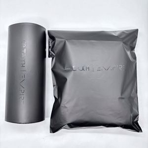Custom LOGO Matte Black Mailer Poly Shipping Mailer for Clothing Mailing Bags Biodegradable Courier Bag - Product Image 1