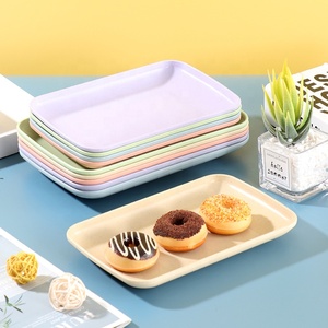 <span class=keywords><strong>Vaisselle</strong></span> hôtel restaurant avec logo personnalisé Assiette en <span class=keywords><strong>plastique</strong></span> mélamine rectangulaire pour plats froids Assiette barbecue - Product Image 6