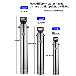 Máy làm mềm nước tự động với lưu lượng lớn, bộ lọc nước bằng thép không gỉ, làm mềm nước cứng - Product Image 4