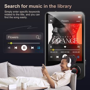 Nhà Máy Bán Buôn 32GB Xách Tay MP3 Máy Nghe Nhạc 2.4 Inch Màn Hình Cảm Ứng Khối Lượng Quay Núm Flac Âm Thanh Định Dạng Kỹ Thuật Số Âm Nhạc Máy Nghe Nhạc - Product Image 3