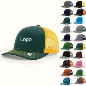 Oem Custom Embroidery Blank Trucker <b>Hats</b> Cotton Plain Richardson 112 Trucker <b>Hats</b> - Product Image 1
