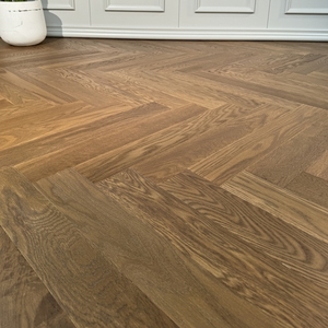 Nero americano noce tre strati ingegnerizzati pavimenti in legno tipo Click installazione geotermica amichevole - Product Image 5