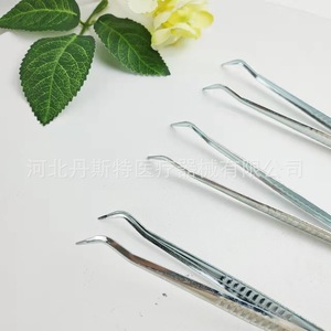 Pinzas para Pestañas de Acero Inoxidable de 14.5cm con Dientes de Sierra para Uso Industrial de Precisión - Product Image 3