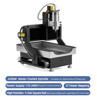 Mini Hobby 3040 Houtfreesmachine Mini Metaalfreesmachine CNC Router Met Watertank 3040/4040/6090 voor Aluminium Frezen Snijden