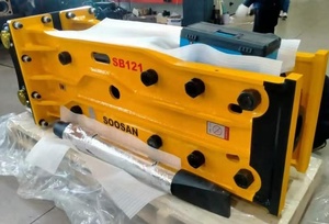 Martillo Hidráulico SB121 Tipo Superior con Cincel, Bomba y Motor, Nuevo, para Construcción y Minería, Motorizado para 28-35 Toneladas - Product Image 3