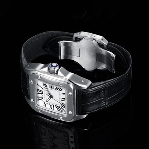 Les bracelets en cuir conviennent aux <span class=keywords><strong>montres</strong></span> Santoes, bracelets en cuir de vachette 100XL, bracelets Santoes de 20 mm et 23 mm. - Product Image 3