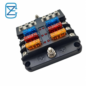Caja de Fusibles de 6 Vías con Terminales de Tornillo y <span class=keywords><strong>Bus</strong></span> Negativo para Sistemas Eléctricos Automotrices y Marinos - Product Image 2