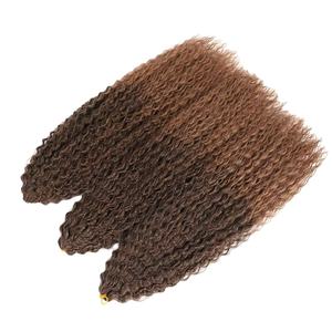 Extensions de cheveux synthétiques à double trame, résistantes à la chaleur, pour tissage, modèles Ariel Water Wave & Body Wave Deep Wave - Product Image 4