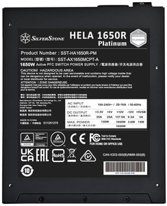 พาวเวอร์ซัพพลาย SilverStone SST-HA1650R-PM 1650W ATX 3.1 PCIe 5.0 แบบโมดูลาร์เต็มรูปแบบ รุ่นใหม่ของแท้ - Product Image 2