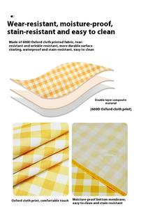 Tapis <span class=keywords><strong>de</strong></span> pique-nique portable pliable léger et durable en tissu Oxford imperméable, résistant à l'humidité, pour le camping, <span class=keywords><strong>les</strong></span> <span class=keywords><strong>voyages</strong></span> à la plage, facile à transporter - Product Image 3