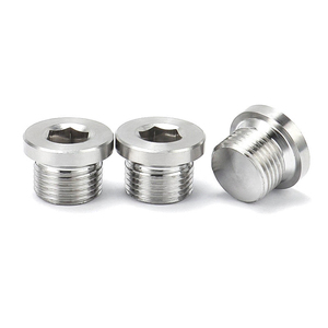 Tapón hexagonal macho de acero inoxidable A2 A4, estándar DIN908 G3/8 M12*1.5, en oferta. - Product Image 2
