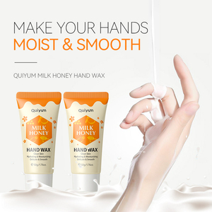 Cire pour les mains au miel et au lait QUIYUM 50g, marque privée, soin de la peau, masque exfoliant quotidien pour les mains - Product Image 6