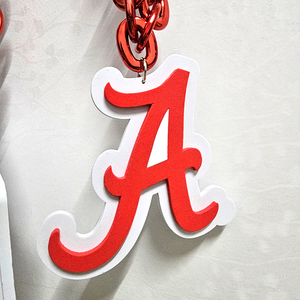 Personalizar NCAA equipo College Logo de gran tamaño 3D EVA espuma collar Alabama fútbol Fan cadena Fanfave Fanchains - Product Image 3