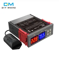 Diymore STC-3028デュアルLEDデジタル温度調節器温度計湿度計SHT20温度湿度センサー加湿器サーモスタット