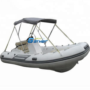 Approbation CE 480cm Hypalon./PVC RIB 480 <span class=keywords><strong>Bateau</strong></span> <span class=keywords><strong>Semi</strong></span> <span class=keywords><strong>Rigide</strong></span> En Fibre De Verre Gonflable Sport RIB <span class=keywords><strong>Bateau</strong></span> Pêche À Grande Vitesse RIB480B - Product Image 6
