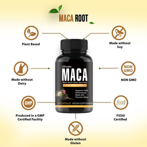 Etiqueta privada 1 Juego de productos de Maca para Realce de glúteos Proteína de levantamiento de cadera en polvo Aceite esencial Café de Maca - Product Image 2