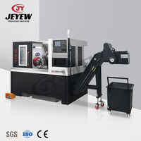 Tour CNC horizontal robuste TCK46 avec commande GSK, broche simple, rail linéaire, fraisage haute vitesse
