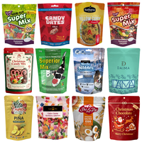 Sacs d'emballage personnalisés biodégradables pour dattes, pochettes écologiques pour fruits, sacs d'emballage alimentaire pour le stockage de collations, vente en gros