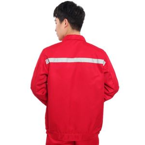 De manga larga de trabajo ropa de protección soldador trabajo ropa de traje de pantalones de ropa de sitio de reparación de automóviles ropa uniformes - Product Image 4
