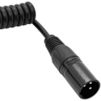 Fonction haut-parleur noir 3 broches XLR Jack vers Microphone XLR serpent câble Audio mâle vers femelle de haute qualité
