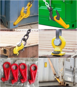 Hook Pengangkat Kontainer LSO Kuning/Merah untuk Pengangkatan, Penyimpanan, dan Pemindahan Kargo - Product Image 6
