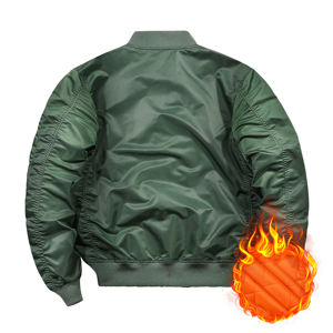 Обслуживание OEM ODM изготовленный на заказ уплотненные Стеганные зимние стеганые Пило MA1 летная куртка-бомбер мужская куртка - Product Image 6