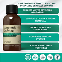 Vente en gros, personnalisation, sirop lymphatique naturel à base de plantes, 59 ml, trèfle rouge, racine de Stillingia, complément nutritionnel pour adultes