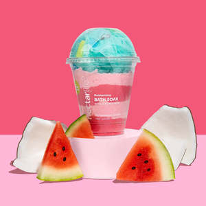 Venta al por mayor personalizado variedad Paquete <span class=keywords><strong>de</strong></span> leche <span class=keywords><strong>de</strong></span> <span class=keywords><strong>coco</strong></span> hielo baño <span class=keywords><strong>sal</strong></span> remojo con bola cepillo esponjas - Product Image 1