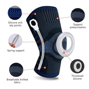 Supporto per <span class=keywords><strong>Ginocchio</strong></span> Professionale Traspirante Multicolore per Corsa e Basket, Stabilizzatori Laterali, Ortopedico Avanzato per Uomini e Donne - Product Image 4