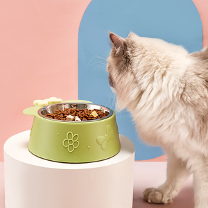 Bols pour chats en acier inoxydable, design antidérapant, pour l'alimentation des animaux de compagnie - Product Image 4