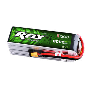 Độ phóng đại cao ACE rfly R-FLY 6S 22.2V 6000mAh 75C LiPo pin cho RC máy bay trực thăng 600 máy bay UAV bay không người lái - Product Image 1