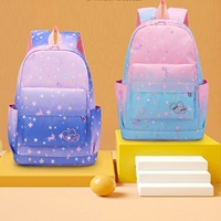 Nouvel ensemble de sacs à dos scolaires 3 pièces colorés et tendance pour femmes, lycéennes, sac à dos de loisirs pour ordinateur portable avec motif logo