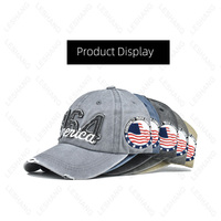 Vente en gros de casquette avec logo personnalisé casquette de papa en coton lavé 6 panneaux usés casquette de baseball brodée en 3D