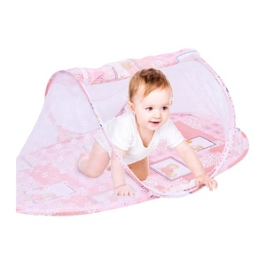 <b>Portable</b> Foldable <b>Baby</b> <b>Bed</b> Net Newborn Sleep <b>Bed</b> for Travel Zipper Design Ultra - Breathable Nylon Cloth - Product Image 1
